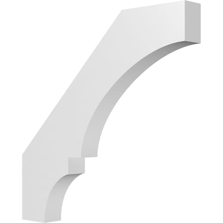 Ekena Millwork 3 1/2-in. W x 30-in. D x 30-in. H Balboa Architectural Grade PVC Knee Brace BRCP035X30X30BOA